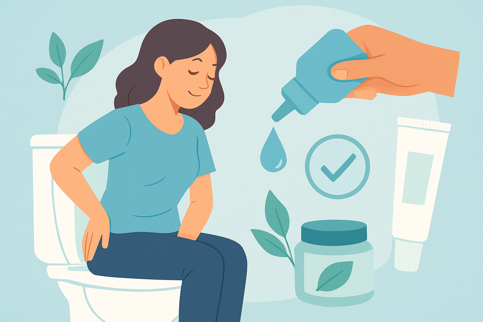 Sanfte Intimhygiene bei Hämorrhoiden für bessere Heilung und weniger Beschwerden