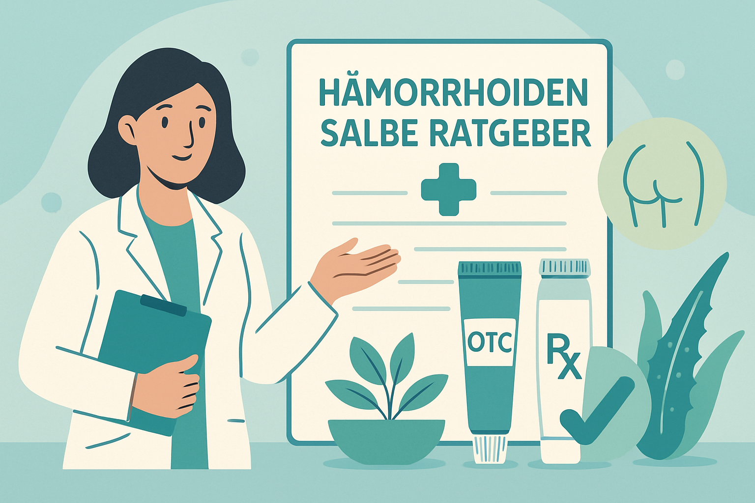 Verschiedene Hämorrhoiden Salben und Cremes zur wirksamen Behandlung von Beschwerden