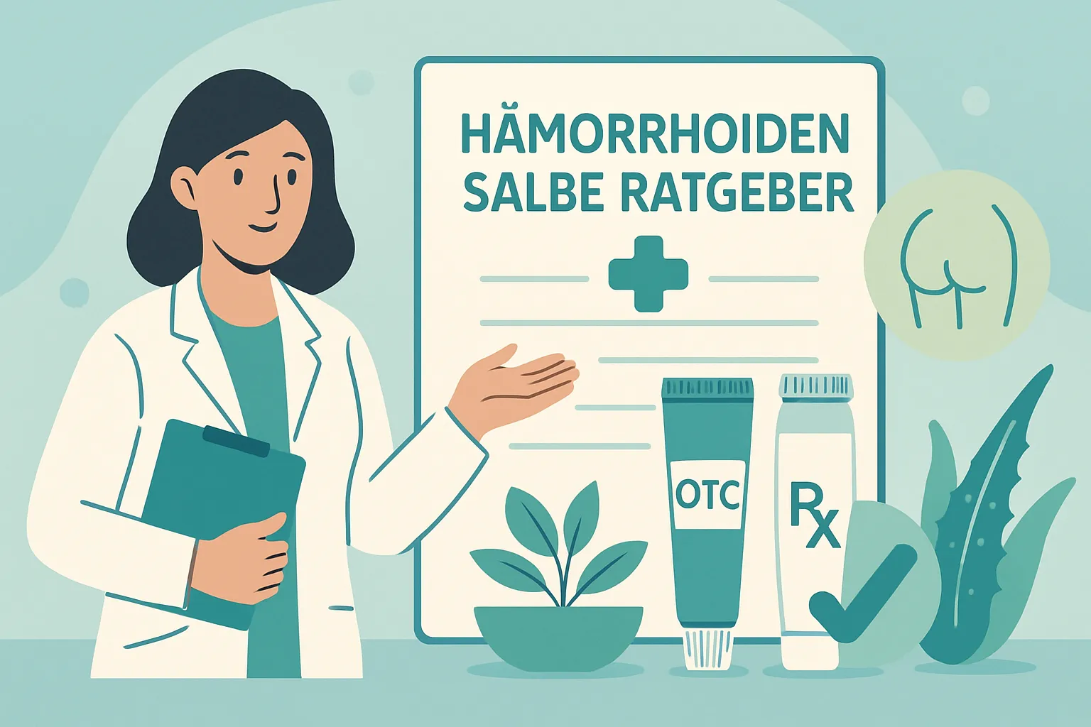 Verschiedene Hämorrhoiden Salben und Cremes zur wirksamen Behandlung von Beschwerden