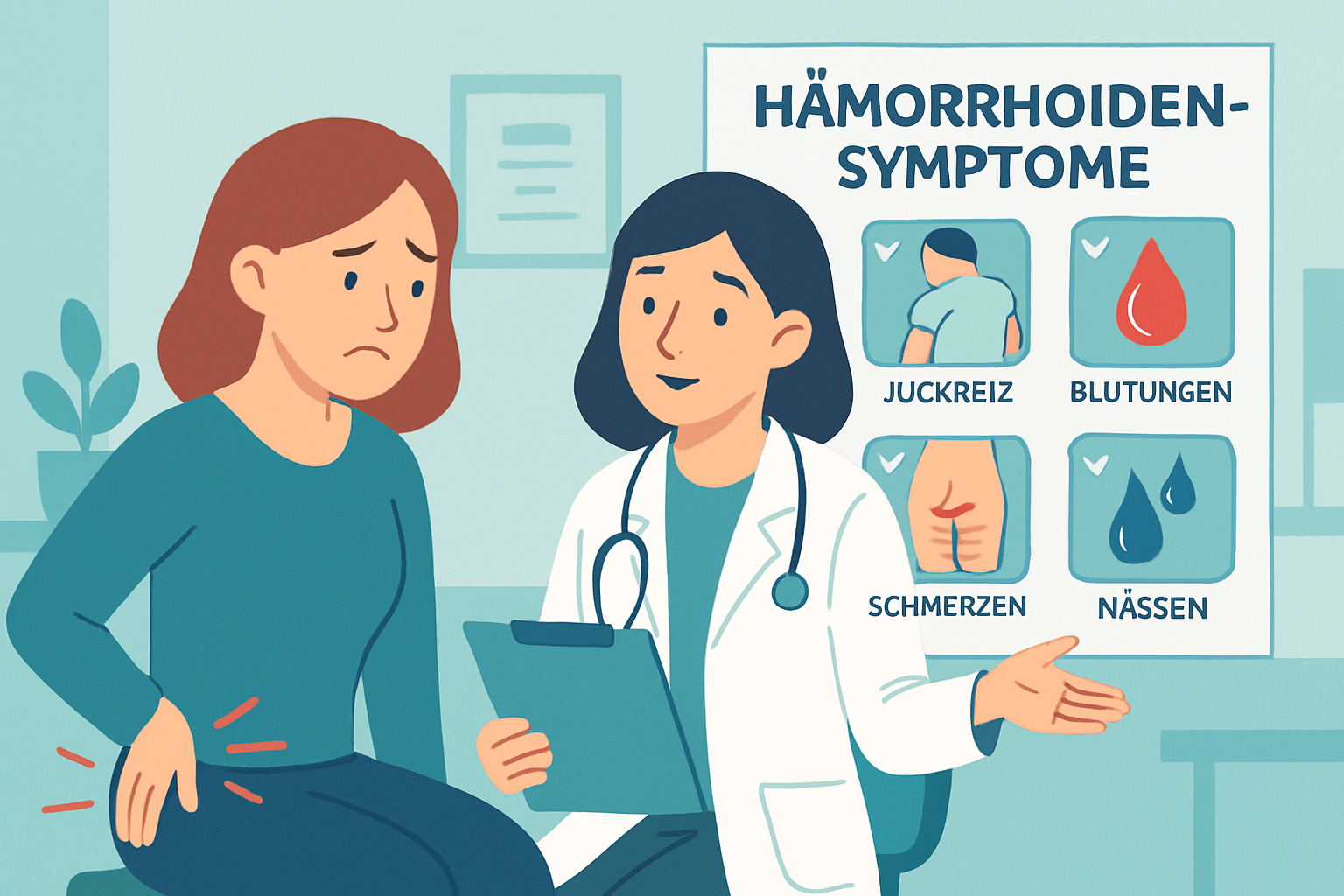 Typische Symptome von Hämorrhoiden erkennen und richtig einordnen