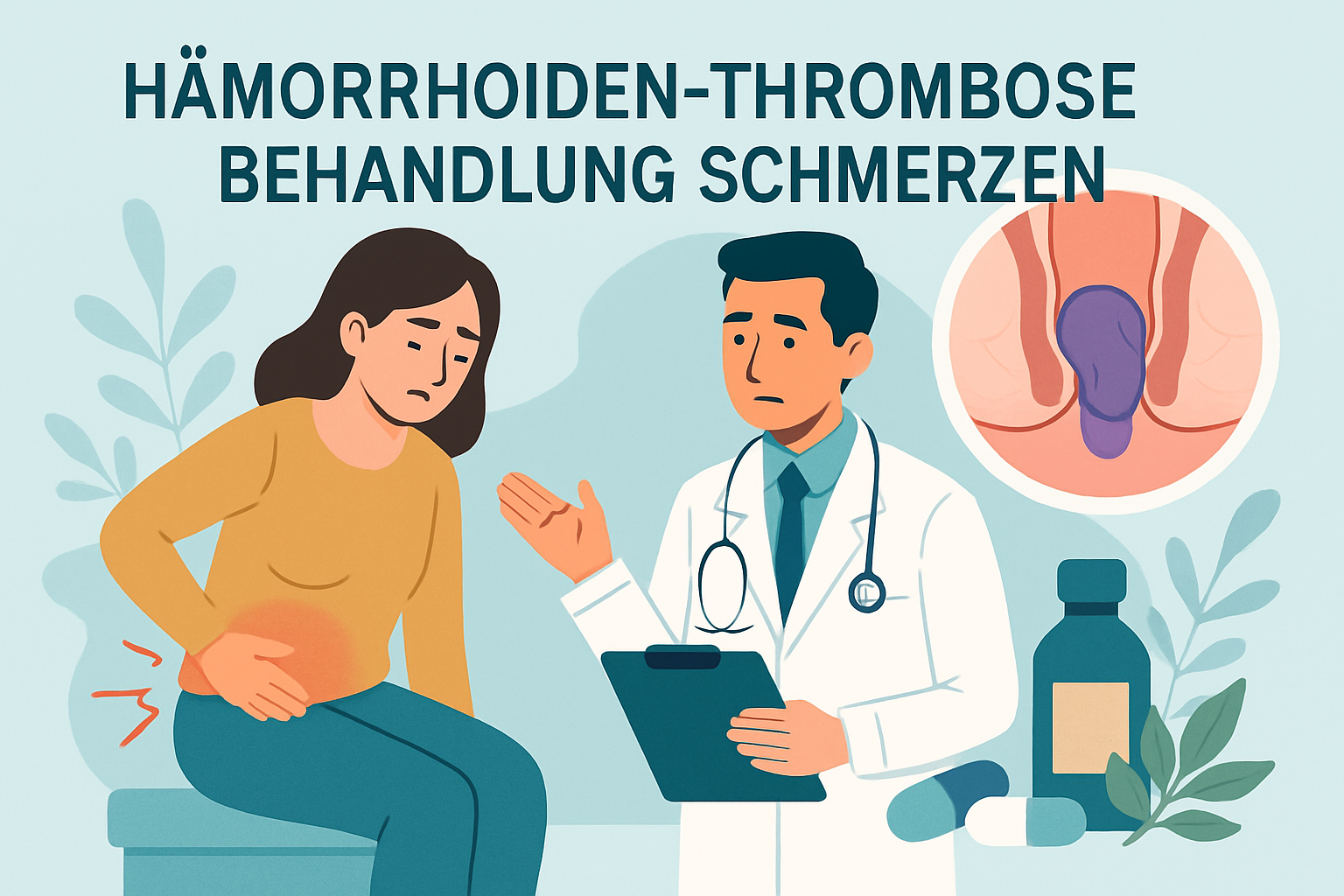 Thrombosierte Hämorrhoide mit akuten Schmerzen – Symptome und Behandlungsmöglichkeiten