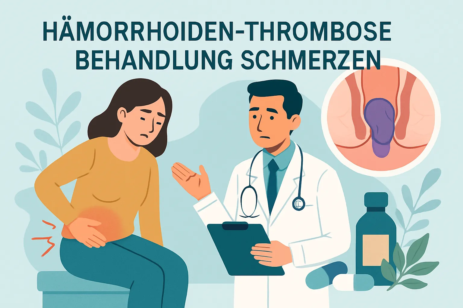 Thrombosierte Hämorrhoide mit akuten Schmerzen – Symptome und Behandlungsmöglichkeiten
